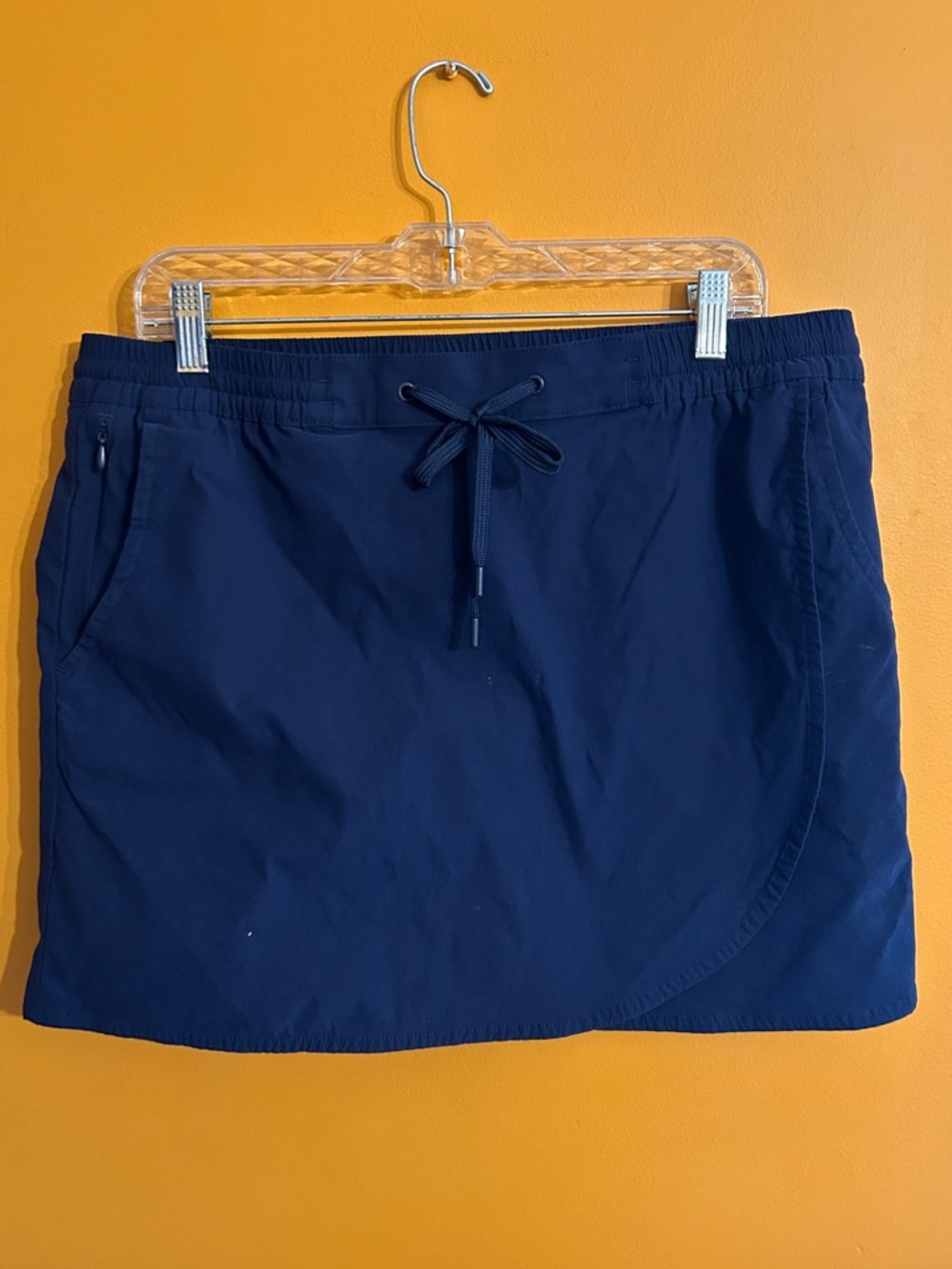 Eddie Bauer Navy Drawstring Skort